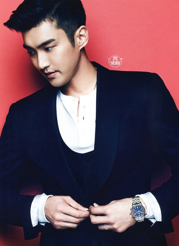 Choi Si Won lại  tạp chí L'Officiel Hommes tháng 7 - 2015. 