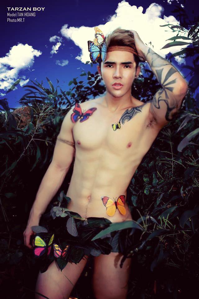 Ngỡ ngàng bộ ảnh nude Tarzan tuyệt đẹp của Tony Tân