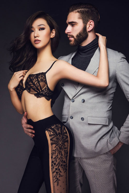 Khánh My tình tứ với bạn nhảy Geogri Ganev