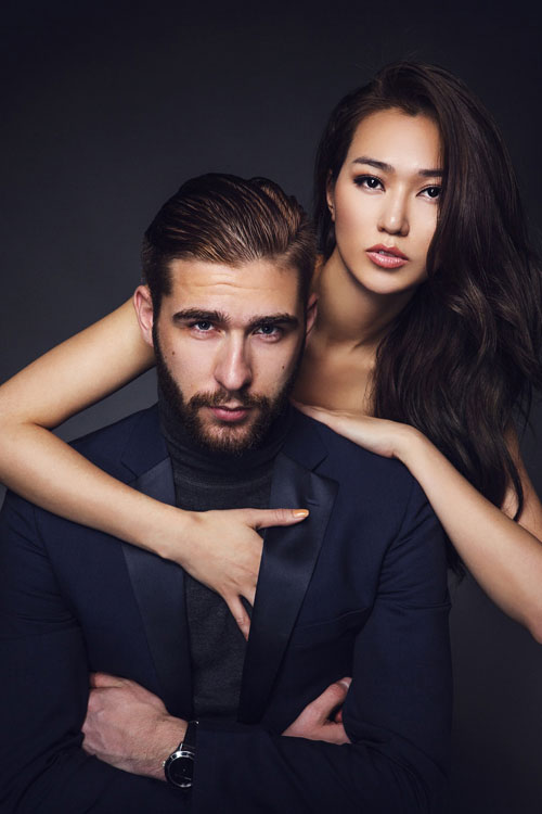 Khánh My tình tứ với bạn nhảy Geogri Ganev