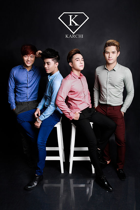 Khoa Karchi shop với trang phục thu đông