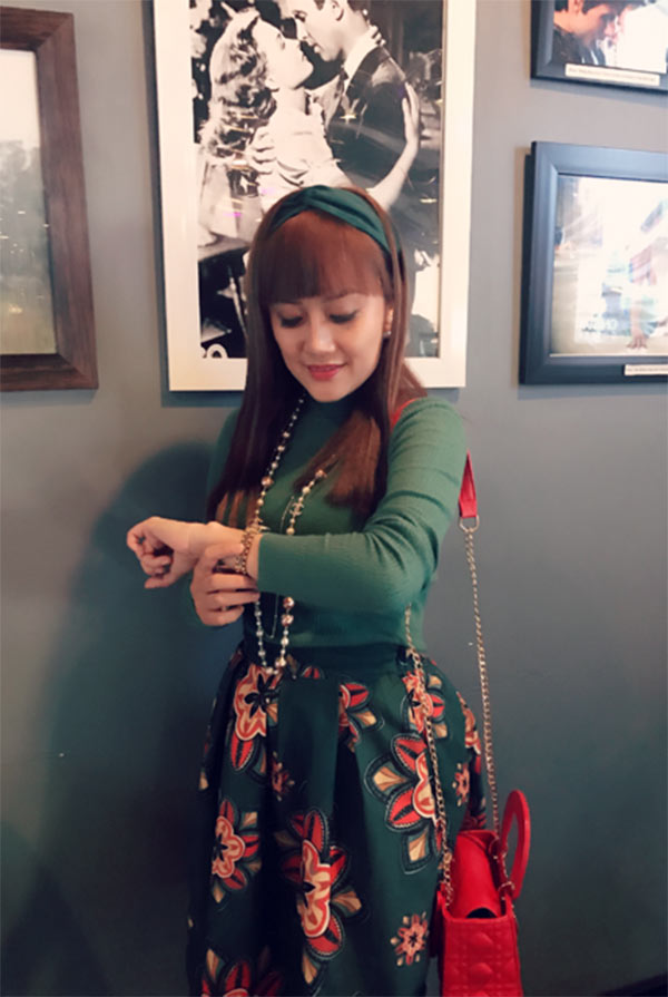 Hotgirl du lịch Nhật Thảo với gương mặt lạ lẫm dự event