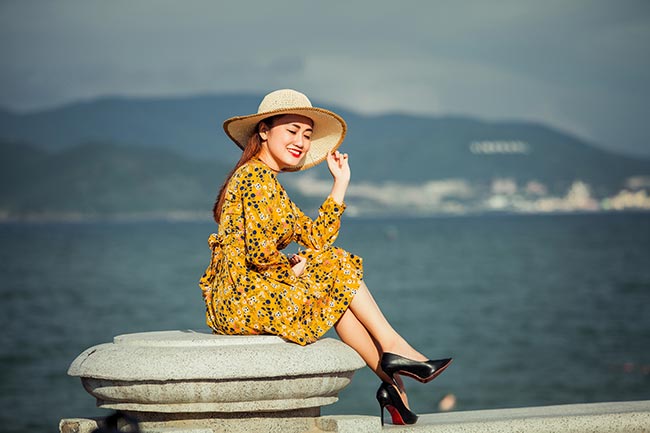 Cận cảnh vẻ đẹp mộc mạc giản dị của hot girl Nhật Thảo 