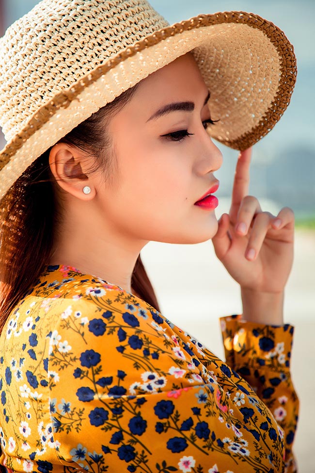 Cận cảnh vẻ đẹp mộc mạc giản dị của hot girl Nhật Thảo 