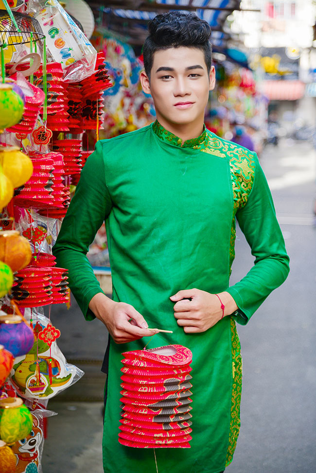 Nét đẹp áo dài của các bạn trẻ mùa trung thu