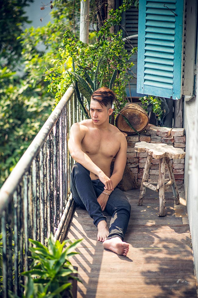 Xuân Hùng - chàng vận động viên bơi lội điển trai